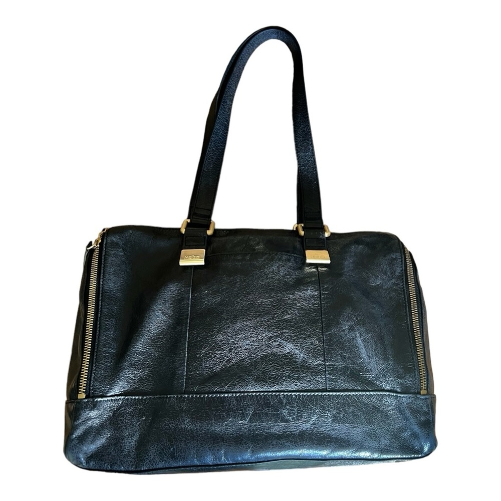 HOBO The Original Purse Shoulder Bag; Soft Black Leather Multiple Inside Pockets